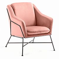 кресло brida бархат светло-розовый от la forma (ex julia grup) в Нижневартовске