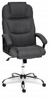 компьютерное кресло tetchair бергамо (крестовина хром, обивка ткань) для руководителя в Нижневартовске