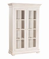 шкаф-витрина нордик с состариванием белый в Нижневартовске