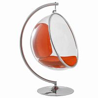 кресло bubble chair with stand оранжевое в Нижневартовске
