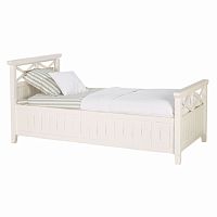 кровать деревянная односпальная 90х200 белая бретань в Нижневартовске