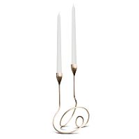 подсвечник латунь на 2 свечи loop, 26,5 см в Нижневартовске