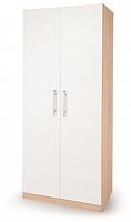 шкаф для одежды шарм-дизайн шарм 90х60 дуб сонома+белый в Нижневартовске