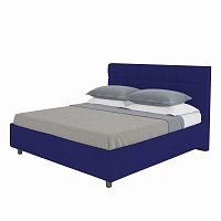 кровать двуспальная 160х200 синяя wales в Нижневартовске