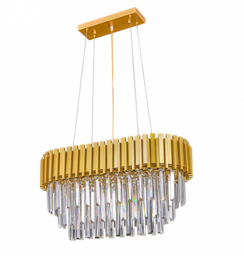люстра emerald l66 латунь, прозрачное стекло в Нижневартовске