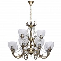 подвесная люстра mw-light аманда 481011712 бронза в Нижневартовске