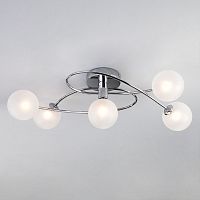 потолочная люстра eurosvet justin 30134/5 хром в Нижневартовске