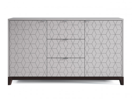 комод case №1 дуб венге / платиновый / гравировка 3 в Нижневартовске