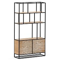 стеллаж makella new black темный дуб в Нижневартовске