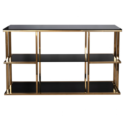 консоль bari золотистао-черная в Нижневартовске