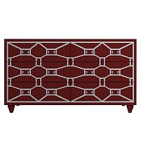 шоколадный комод emerald 6 ящиков коричневый в Нижневартовске