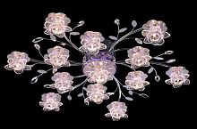 потолочная люстра eurosvet 4854/13 хром/синий+красный+фиолетовый в Нижневартовске