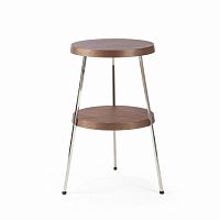 кофейный столик круглый two top коричневый в Нижневартовске