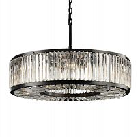 люстра welles round d70 черная, прозрачное стеко в Нижневартовске