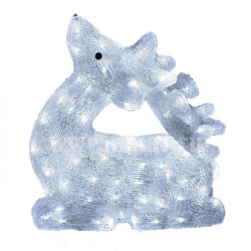 световая фигура оленёнок белый 3d в Нижневартовске