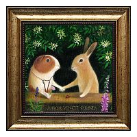 картина в раме "любовь побеждает всё" в Нижневартовске