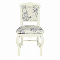 стул mobilier de maison белый серый рисунок в Нижневартовске