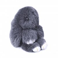 меховой зайка брелок серый в Нижневартовске