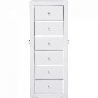 комод высокий shining белый в Нижневартовске