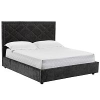 кровать двуспальная 160х200 черная stein в Нижневартовске