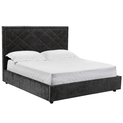 кровать двуспальная 160х200 черная stein в Нижневартовске