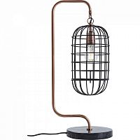 лампа настольная cage черная в Нижневартовске