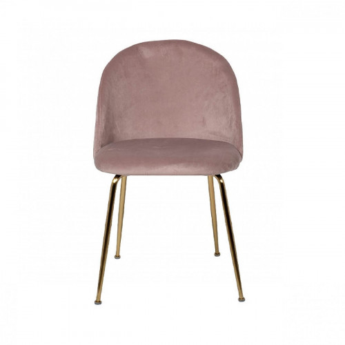 стул велюр пепельно-розовый, металлические ножки в Нижневартовске