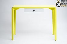 консоль желтая с 1 ящиком белым atom compact в Нижневартовске