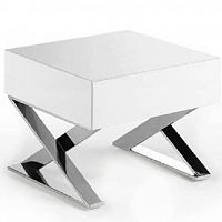 прикроватная тумбочка le373 от angel cerd белая в Нижневартовске