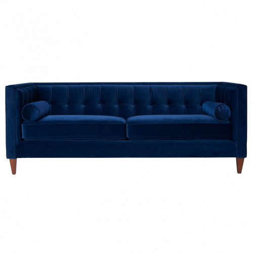 диван jack трехместный прямой синий в Нижневартовске