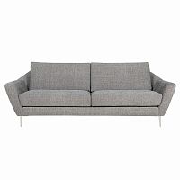 диван agda трехместный прямой серый в Нижневартовске