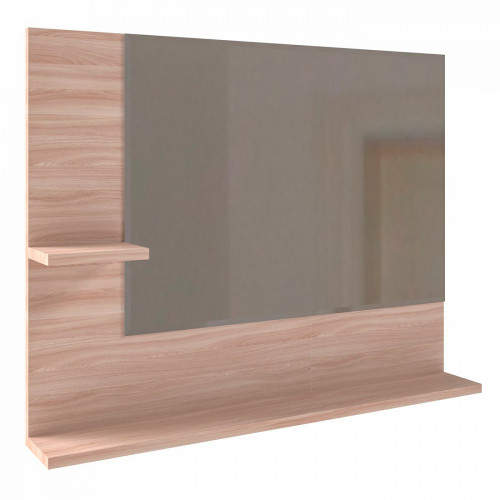 зеркало настенное с полкой деревянное ханди-2 в Нижневартовске