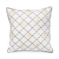 декоративная подушка квадратная с коричневым узором и стрекозами в Нижневартовске