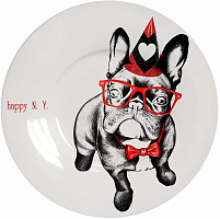 тарелка новогодний щенок. №1 160мм в Нижневартовске