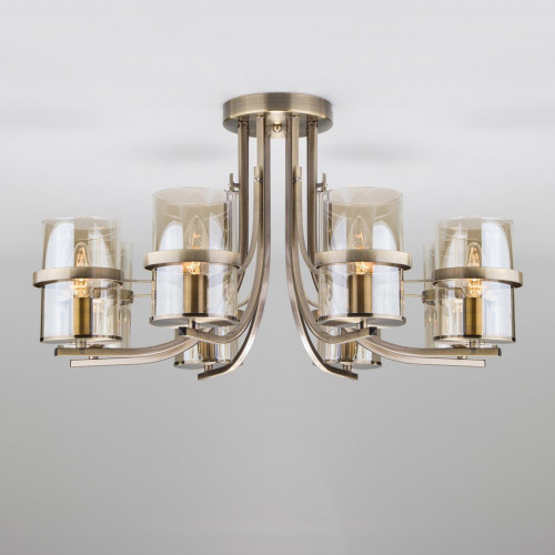 потолочная люстра eurosvet coppa 60085/8 античная бронза в Нижневартовске