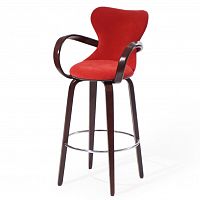 стул барный apriori s красный с ножками венге в Нижневартовске