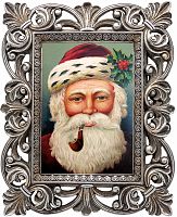 репродукция старинной рождественской гравюры санта в Нижневартовске