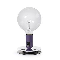 настольный светильник lampadina ed фиолетовый в Нижневартовске