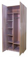 шкаф для одежды шарм-дизайн комби уют 80х60 ясень шимо темный в Нижневартовске