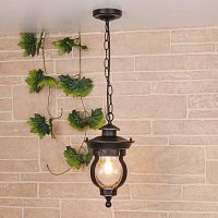 уличный подвесной светильник elektrostandard barrel h черное золото gl 1025h 4690389122064 в Нижневартовске