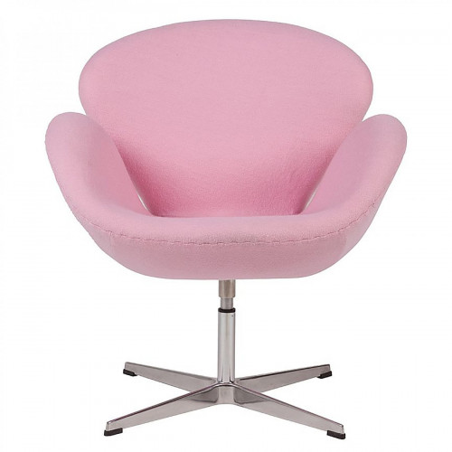 кресло swan chair светло-розовое в Нижневартовске