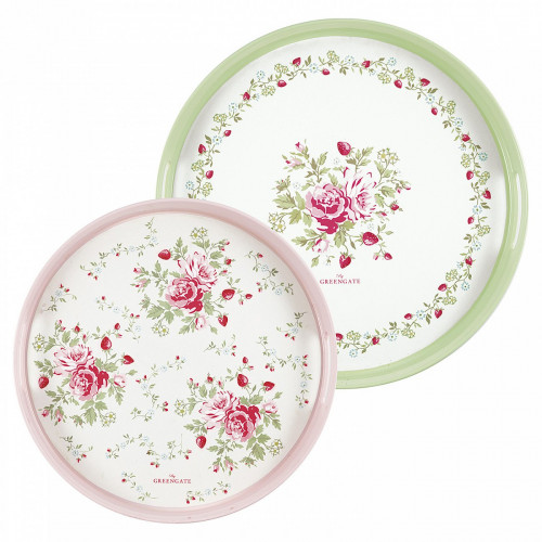 набор из 2-х круглых подносов mary white в Нижневартовске