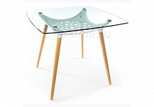 стол стеклянный pt-m89 коричневый в Нижневартовске