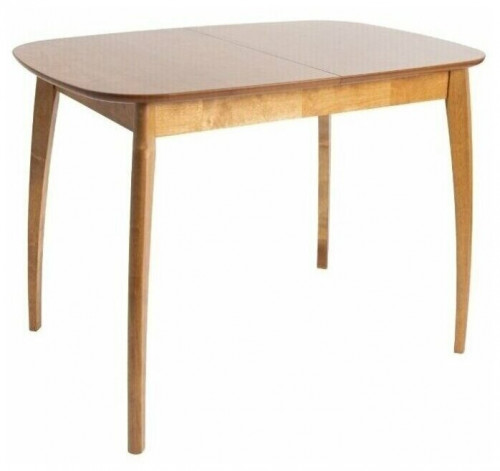 стол обеденный прямоугольный раздвижной из массива дерева "спайдер мини" (70 х 105/137,5 см), орех, экомебель в Нижневартовске