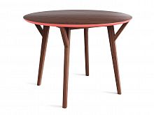 стол circle дуб тобакко, коралловый в Нижневартовске
