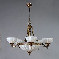 подвесная люстра ambiente navarra 02228/5 pb белая в Нижневартовске