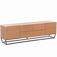 тумба под тв на металлических ножках roble от angel cerda дуб в Нижневартовске