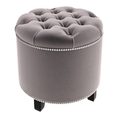 пуф круглый modena серый в Нижневартовске