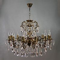подвесная люстра ambiente alicante 8888/12 pb new leaf бронза в Нижневартовске