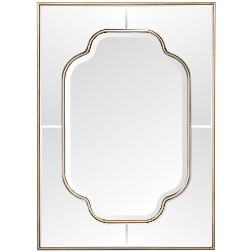 зеркало венецианское прямоугольное в стеклянной раме дельмир в Нижневартовске